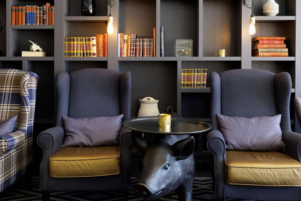 Een foto van het interieur van Scandic Byporten