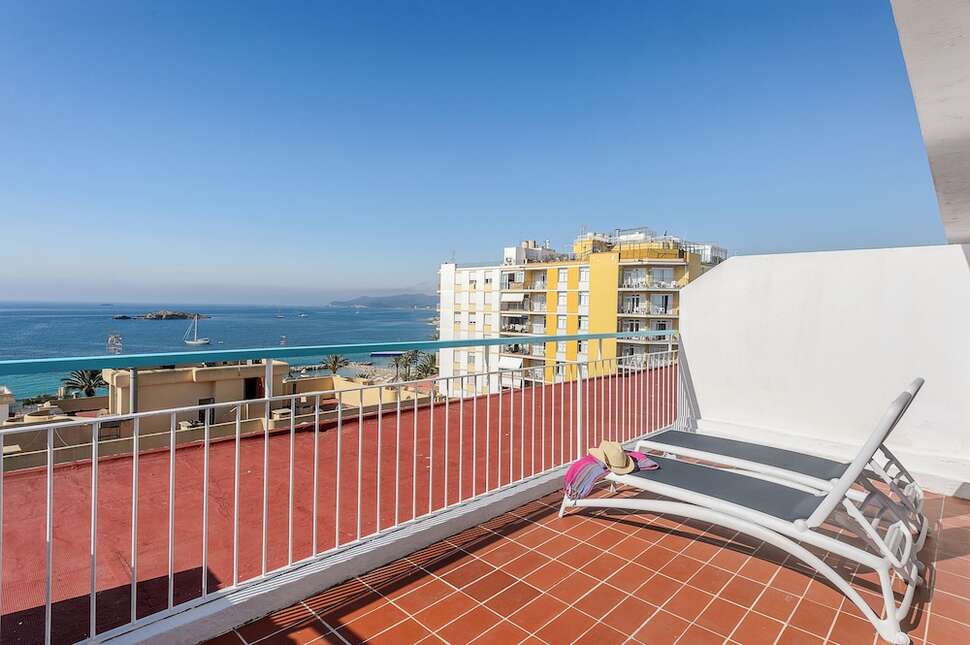 Ein Foto von der Terrasse im Hotel Vibra Vila