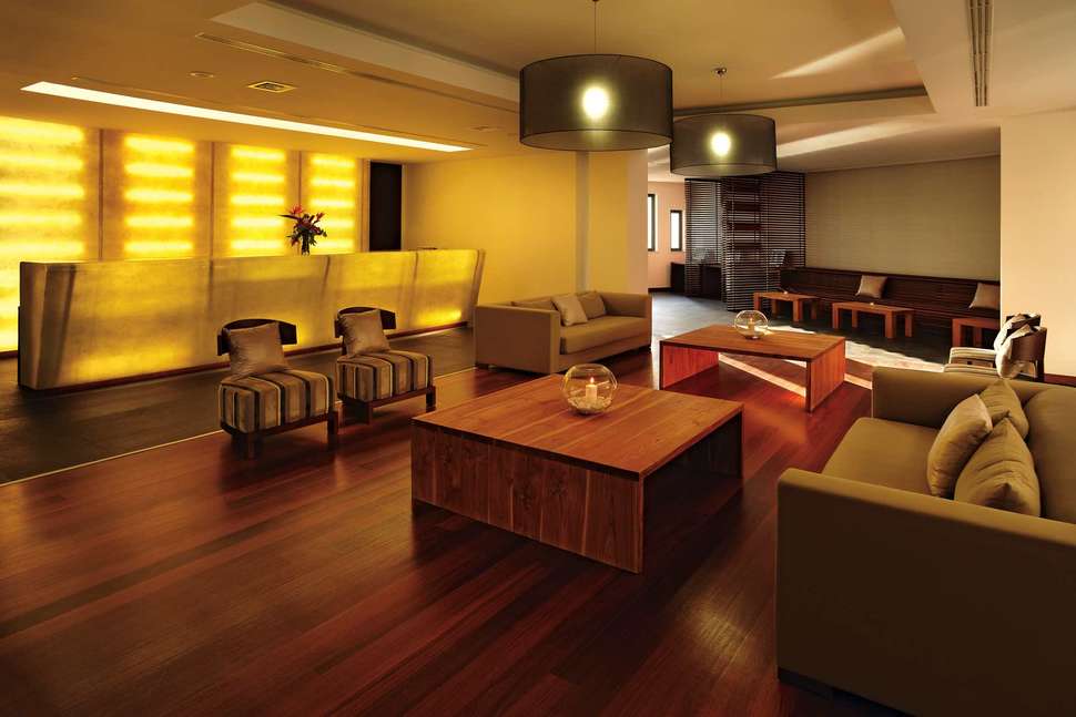 Een foto van het interieur van Belmar Spa & Beach Resort