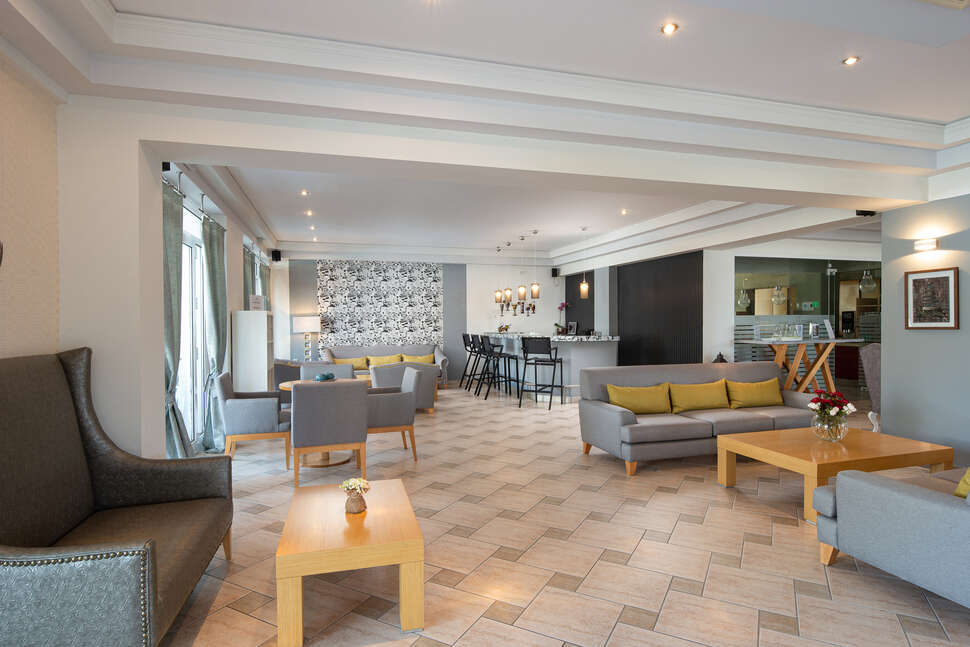 Een foto van het interieur van Hotel Flegra Palace