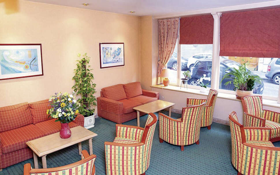 Een foto van het interieur van Hotel Residence du Pre
