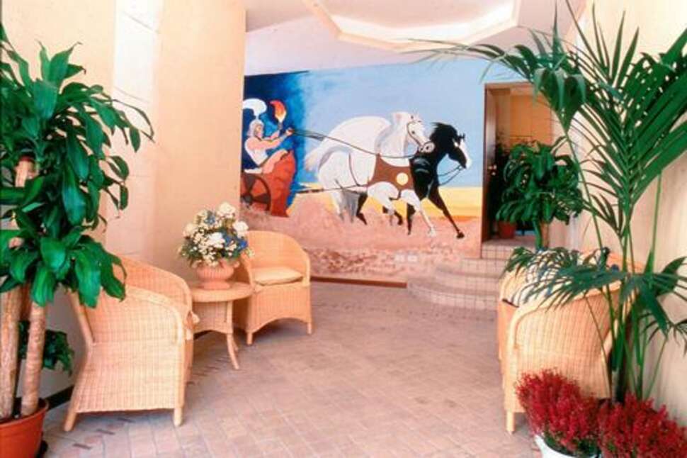 Een foto van het interieur van Residence Auriga