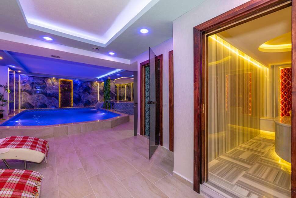 Ein Foto vom Pool im Hotel Bekdas Deluxe