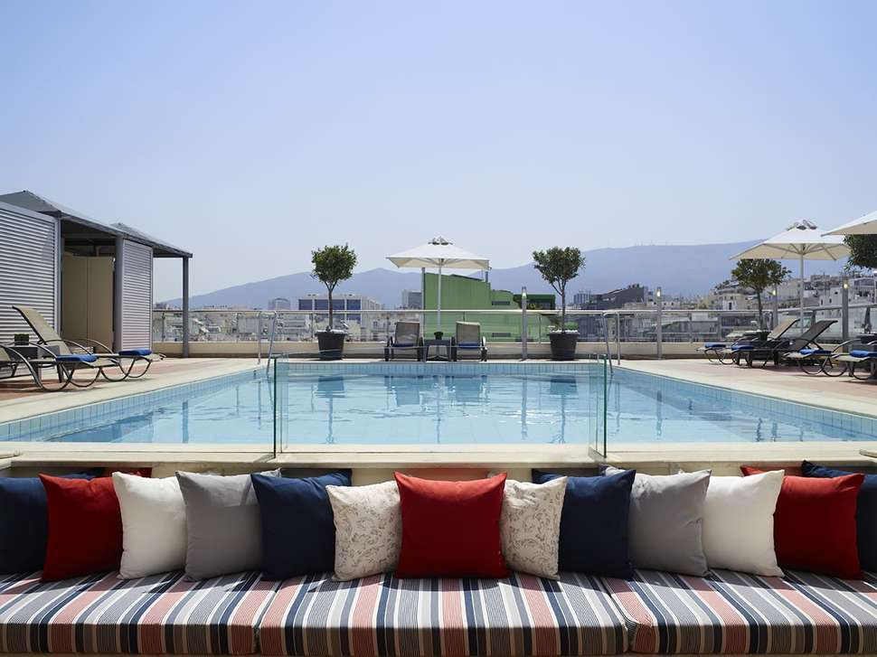 Een foto van het zwembad bij Athens Zafolia Hotel