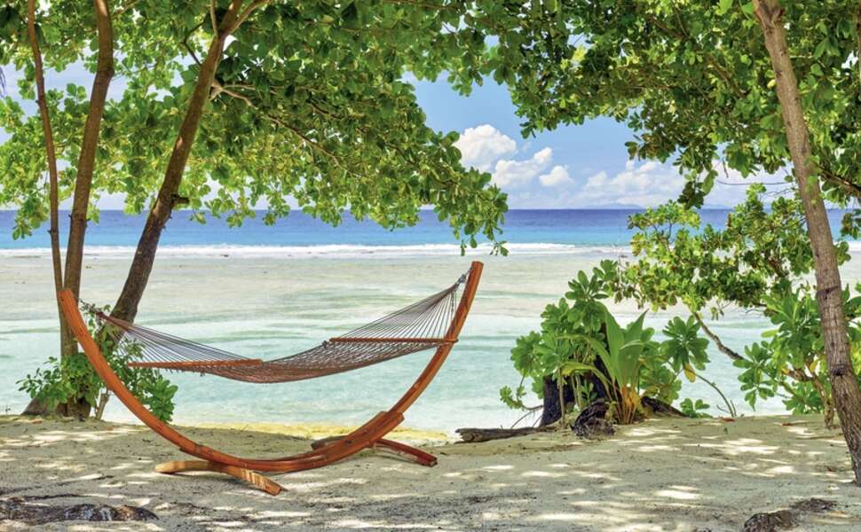 Een foto van het strand bij Hilton Seychelles Labriz Resort & Spa