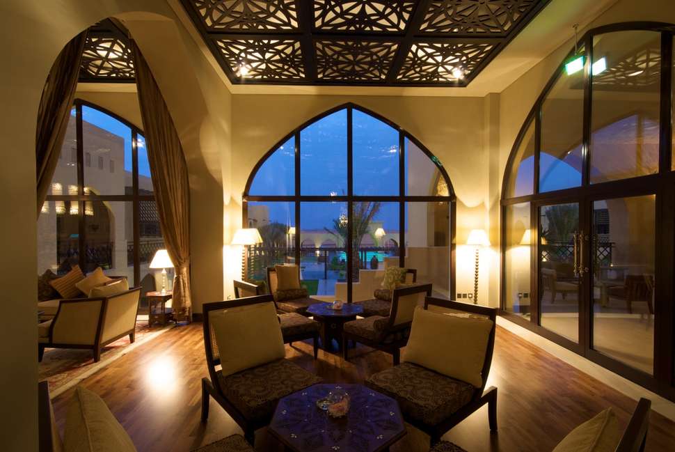 Ein Foto vom Innenbereich im Aldhafra Resort