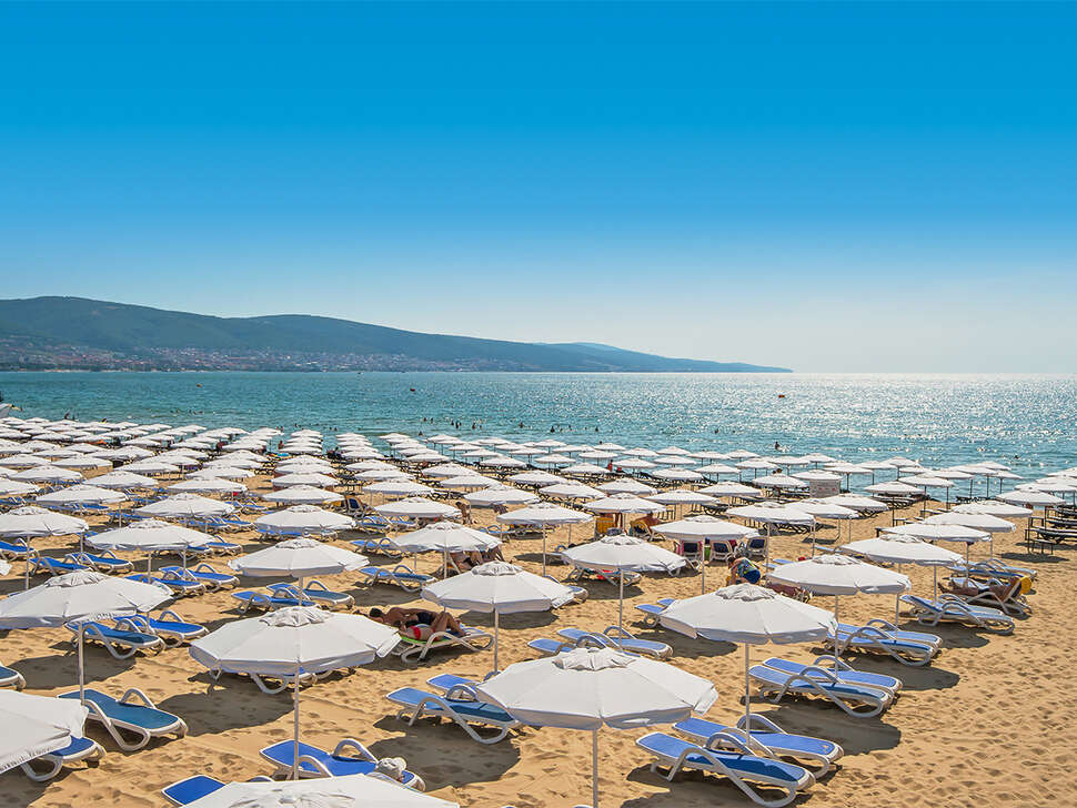 Een foto van het strand bij Melia Sunny Beach