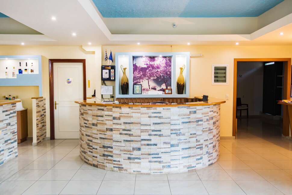 Ein Foto vom Innenbereich im Kyra Panagia Hotel