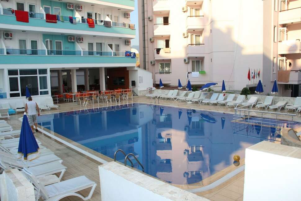 Een foto van een overzicht van Alanya Mesut Hotel