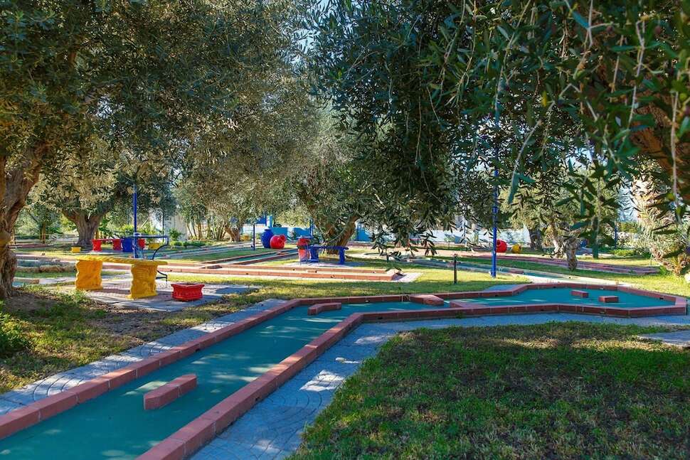 Ein Foto von den Einrichtungen im Filoxenia Hotel Tholos