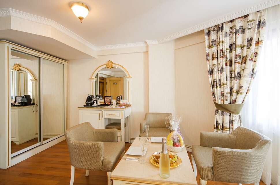 Een foto van het interieur van Hotel Arden City