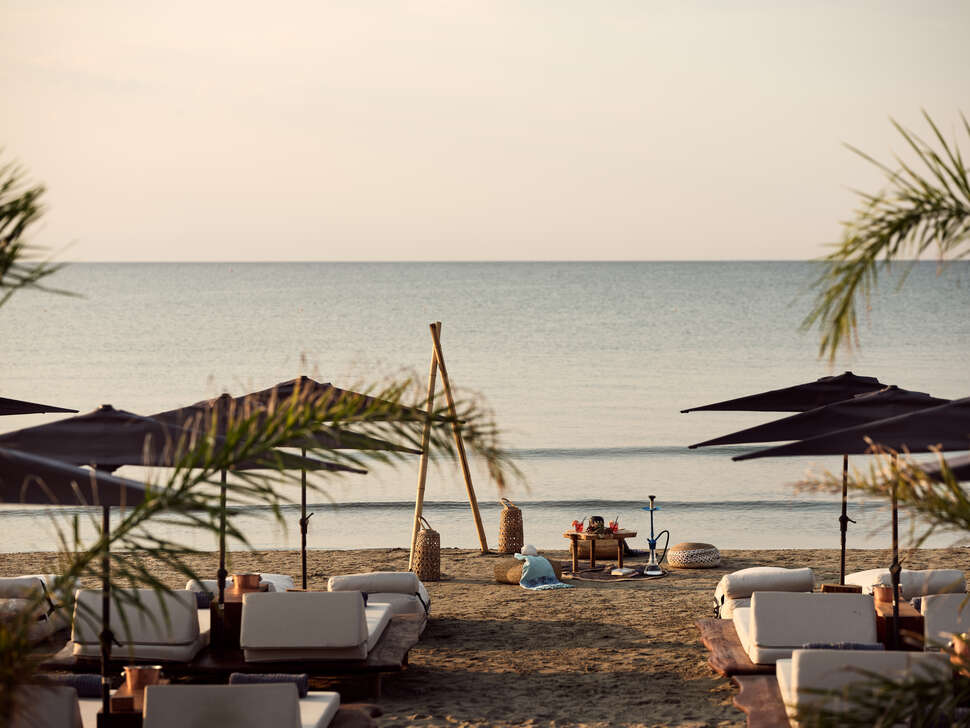 Ein Foto vom Strand beim Gardelli Resort