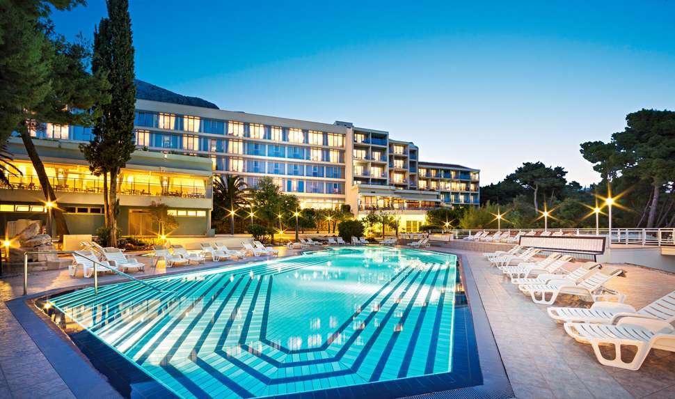 Ein Foto vom Pool im Aminess Vival Grand Azur Hotel
