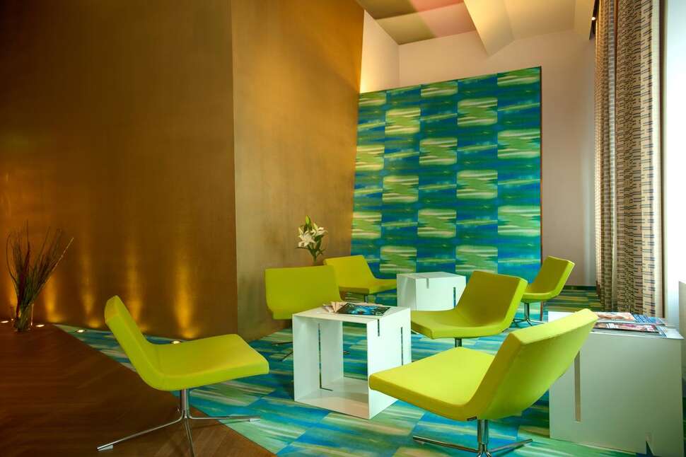 Een foto van het interieur van Boutique Hotel Donauwalzer