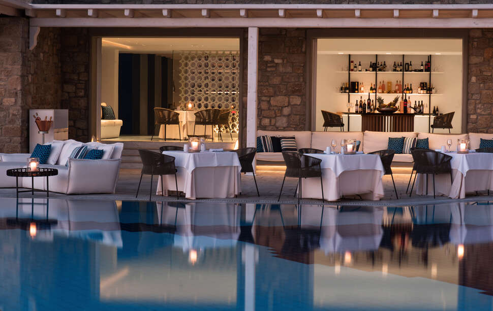 Een foto van de faciliteiten bij Mykonos Grand Hotel & Resort