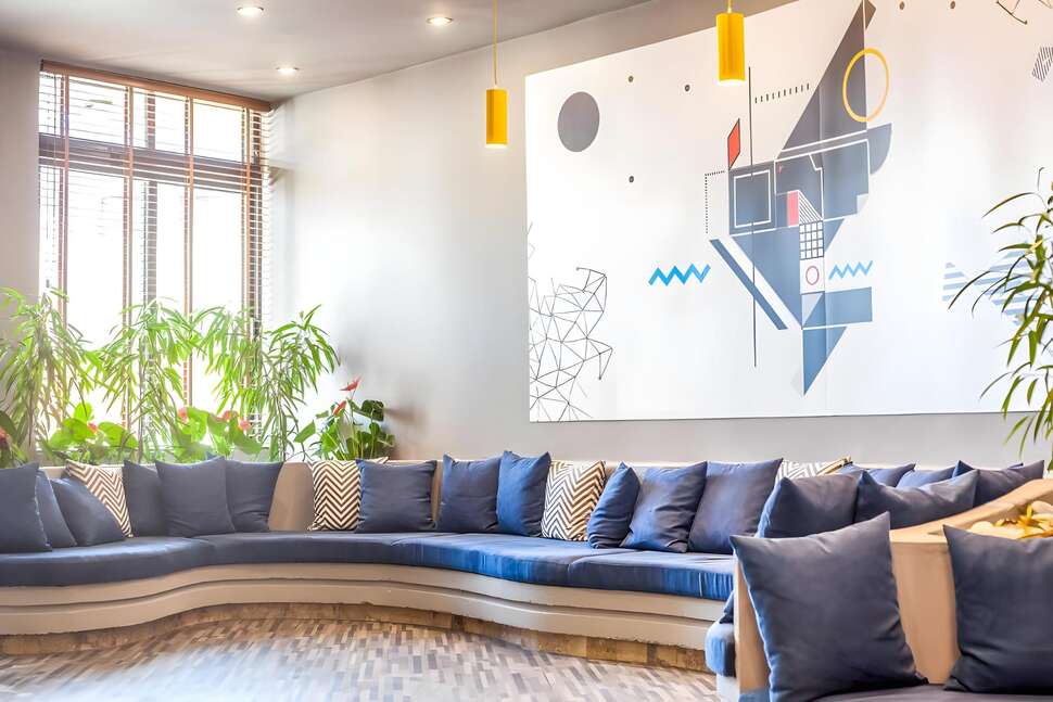 Een foto van het interieur van Sunny Days Appartementen