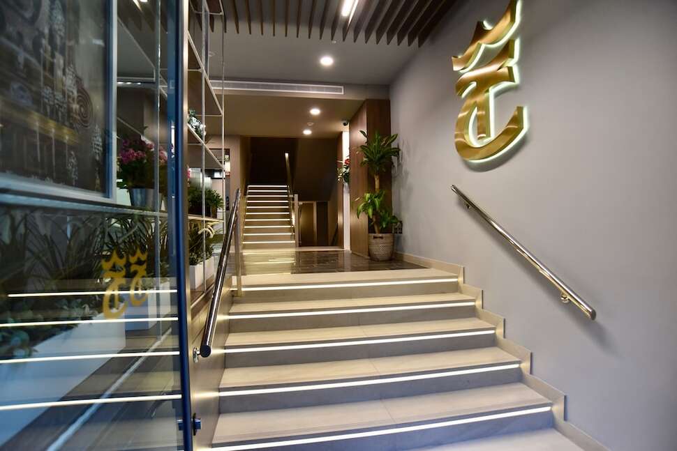 Een foto van het interieur van Hotel Dona Luisa