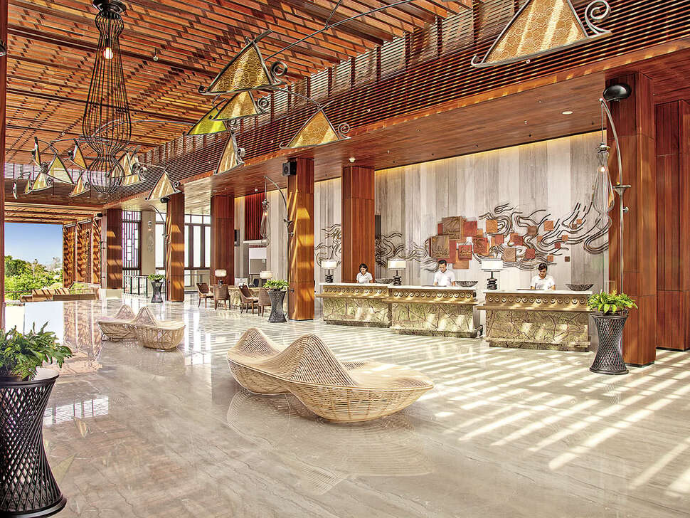Een foto van het interieur van Mövenpick Resort & Spa Jimbaran