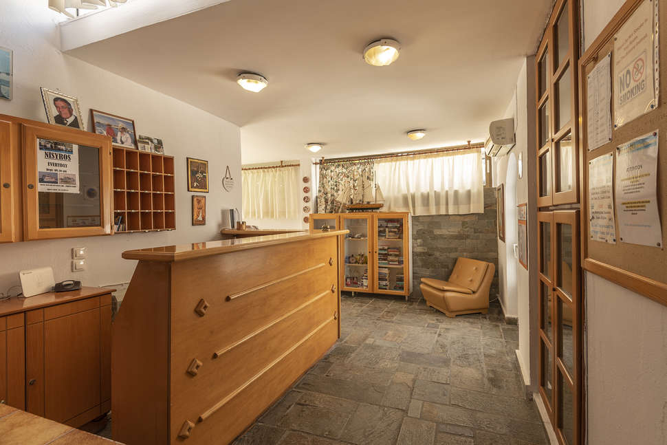Een foto van het interieur van Kardamena Holidays Appartementen
