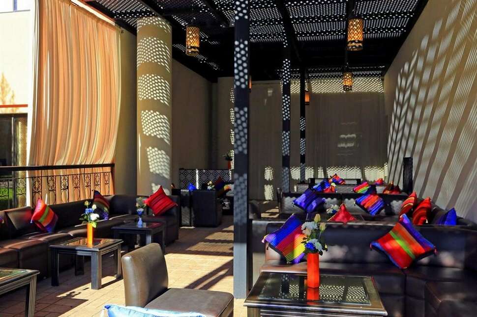 Een foto van het terras bij Labranda Targa Aqua Parc