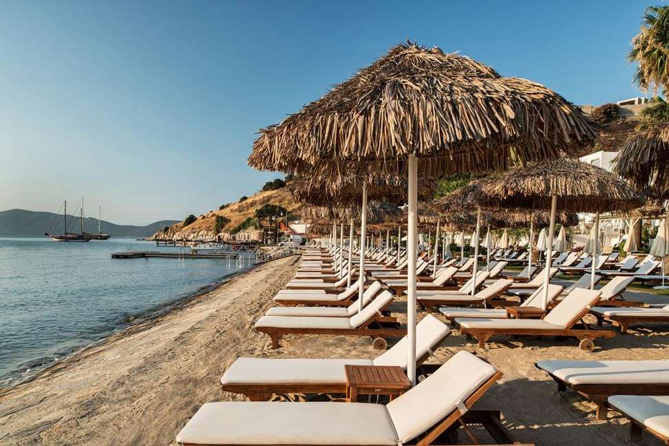 Een foto van het strand bij Agaya Bodrum