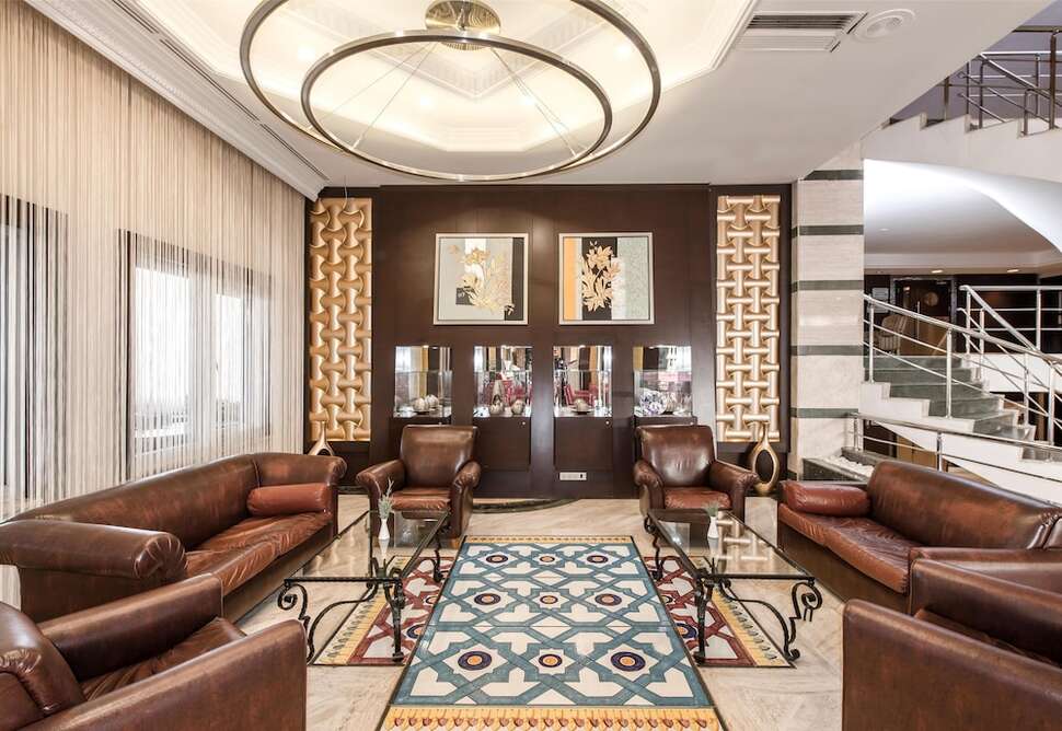 Een foto van het interieur van Belconti Resort Hotel
