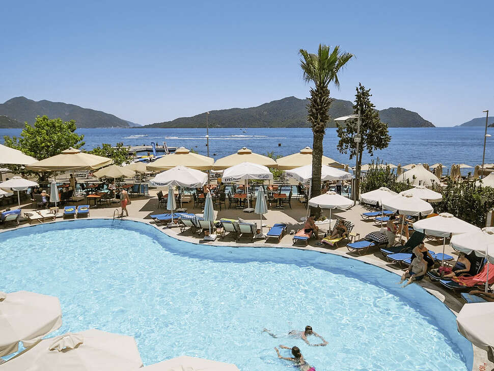 Ein Foto von einer Übersicht des Sunrise Hotel