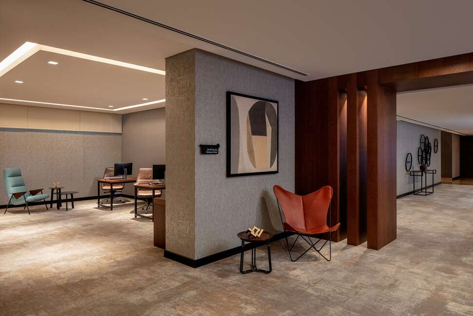 Een foto van de faciliteiten bij DoubleTree by Hilton Dubai M Square Hotel & Residences