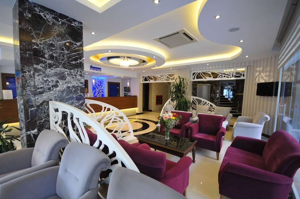 Een foto van het interieur van Kleopatra Micador Hotel