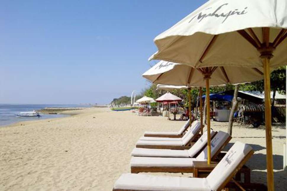 Een foto van het strand bij Grand Hyatt Bali