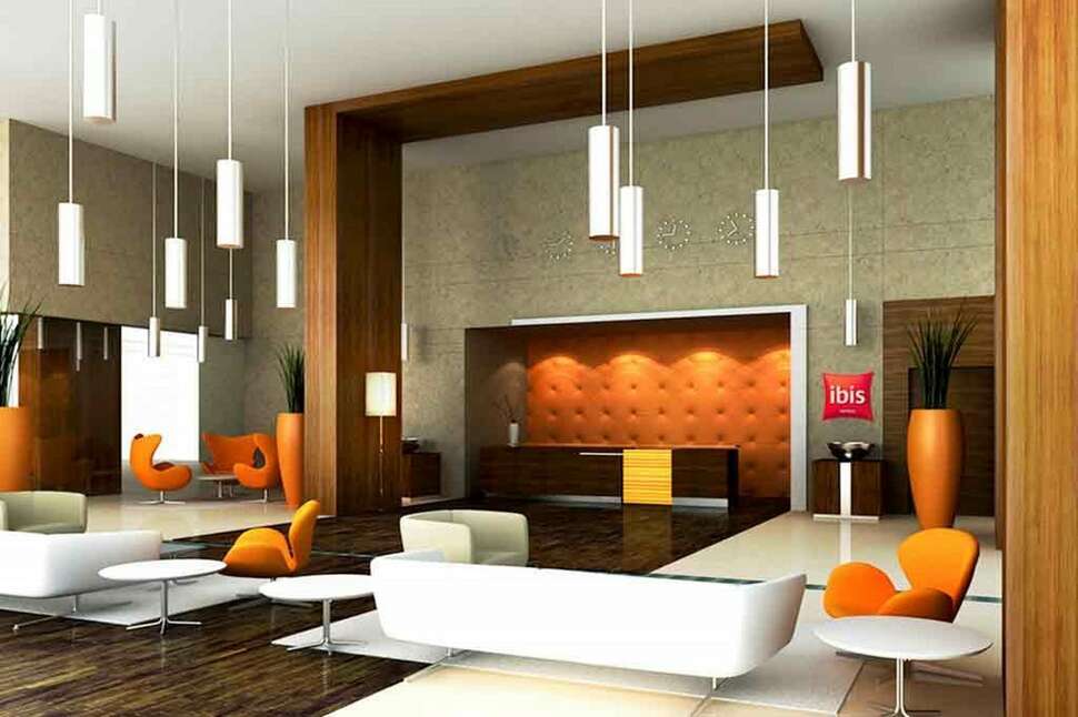 Een foto van het interieur van Ibis Dubai Al Rigga