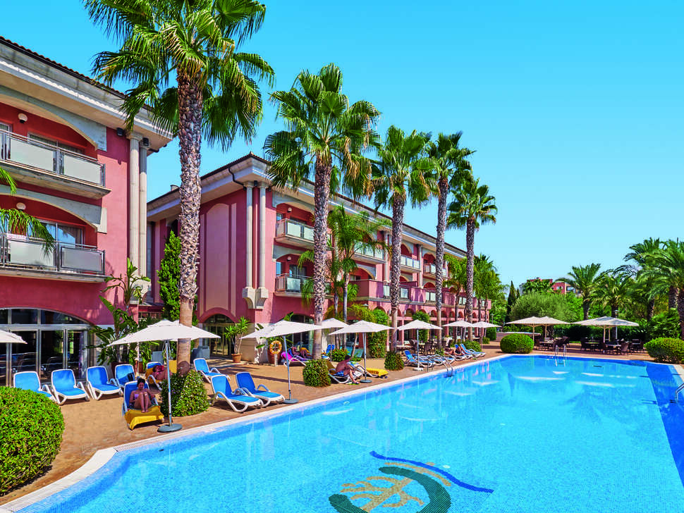 Een foto van een overzicht van Allsun Hotel Estrella & Coral de Mar