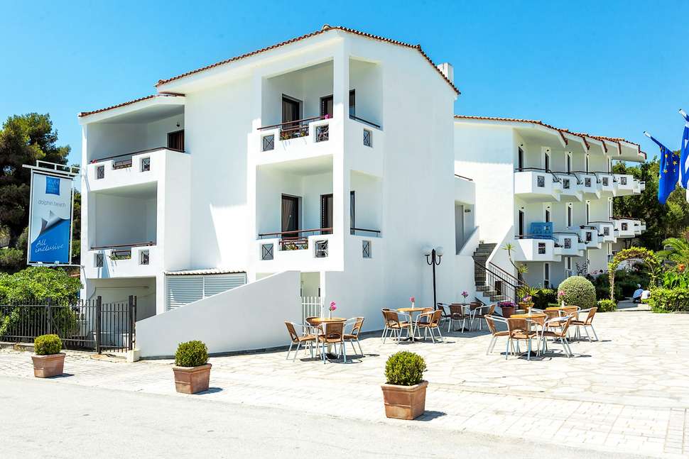 Ein Foto vom Innenbereich im Xenios Dolphin Beach