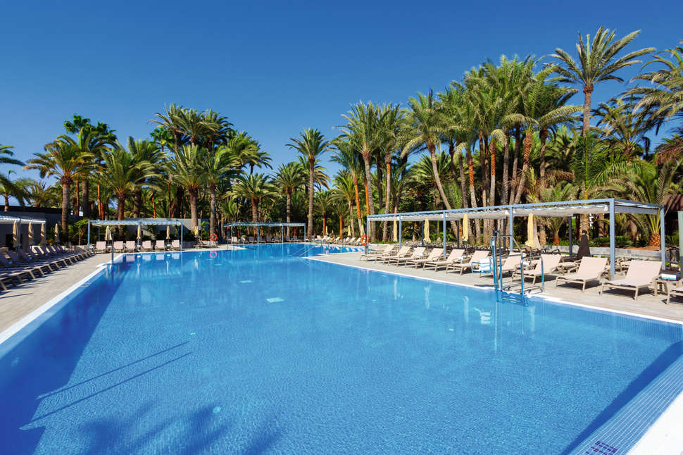Een foto van het zwembad bij Riu Palace Oasis