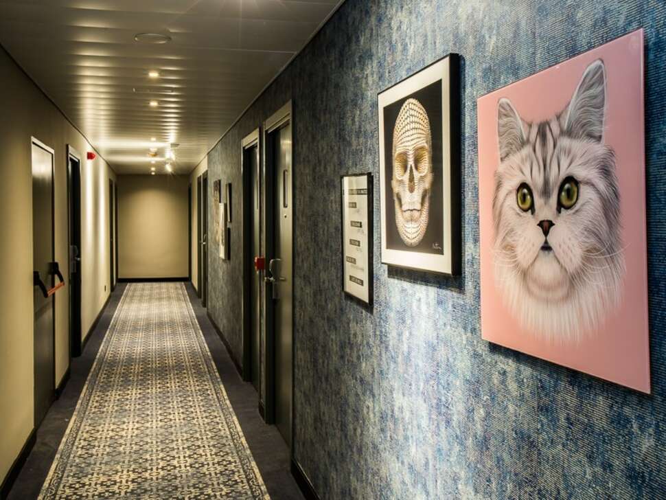 Een foto van het interieur van NYX Hotel Madrid