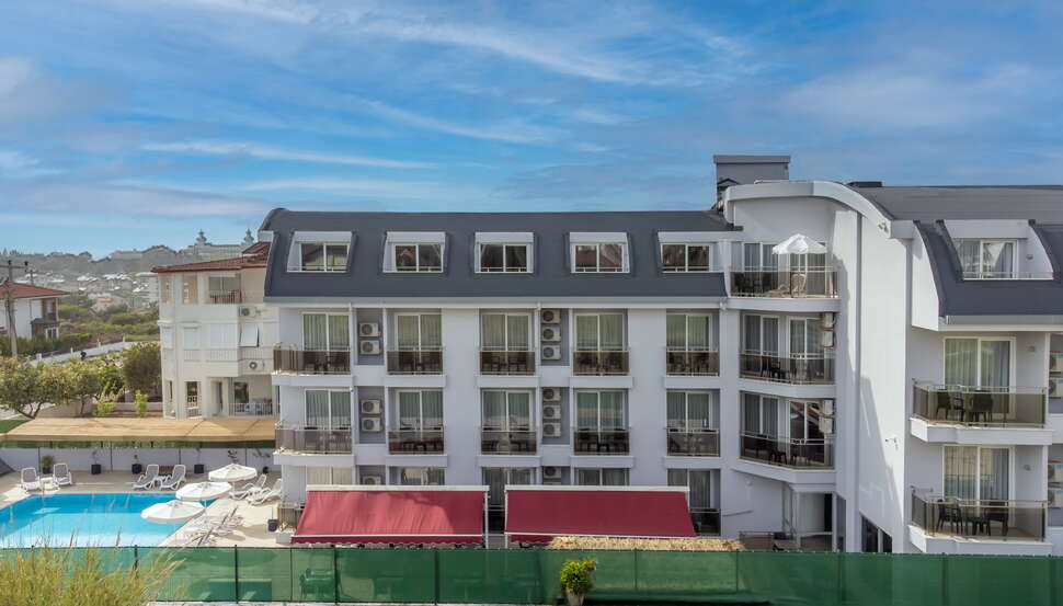 Ein Foto von der Außenansicht des A Hotel Side