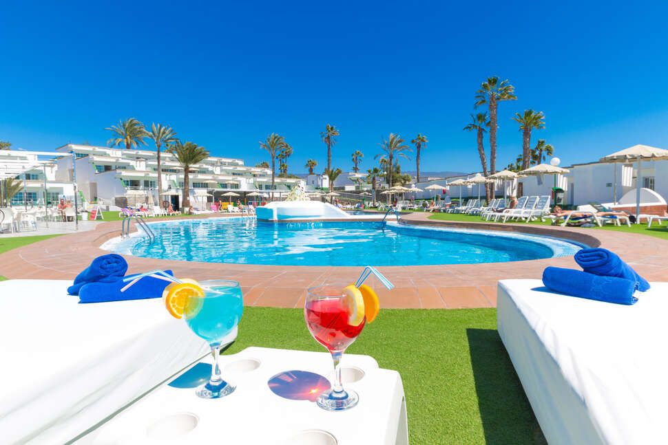 Ein Foto vom Pool im Vista Oasis