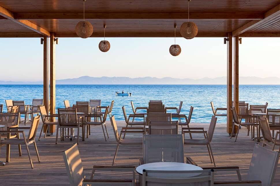 Een foto van de faciliteiten bij Avra Beach Resort Hotel & Bungalows