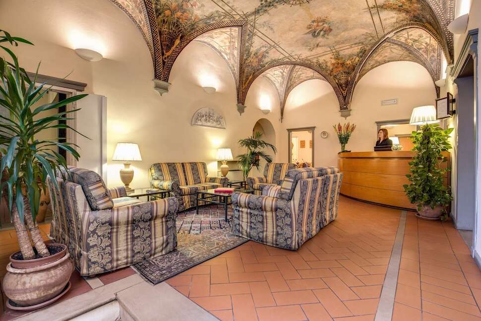 Een foto van het interieur van Hotel Botticelli