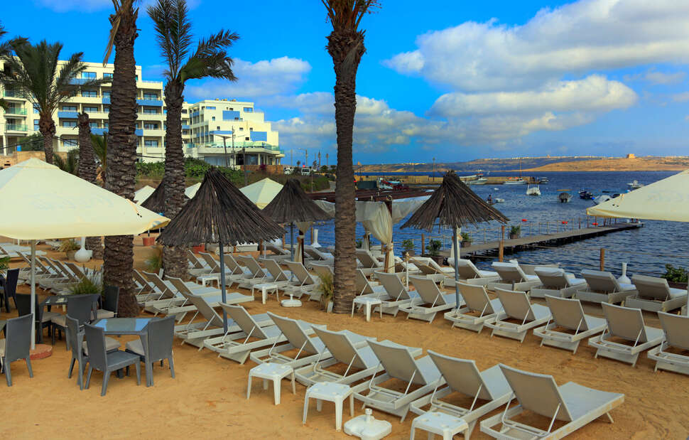 Ein Foto vom Strand beim Riviera Spa Resort