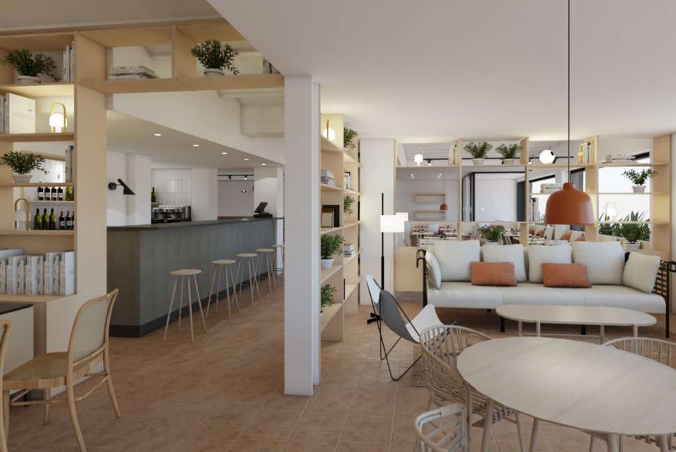 Een foto van de faciliteiten bij Hotel GHT Miratge