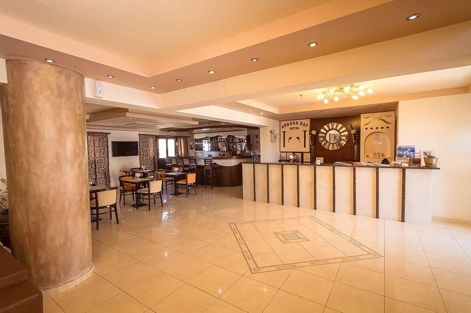 Een foto van het interieur van Arkasa Bay