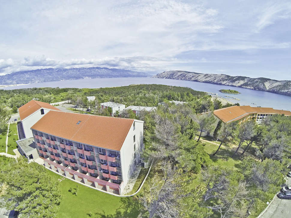 Ein Foto von der Außenansicht des San Marino Resort Sahara & Rab Hotel