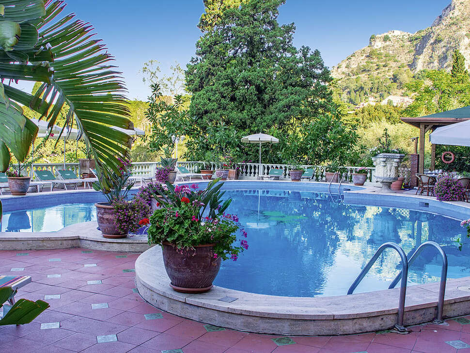 Een foto van het zwembad bij Taormina Park Hotel