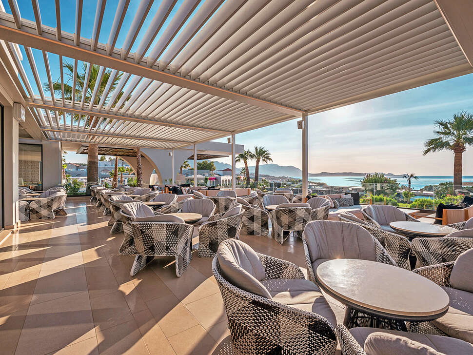 Ein Foto von den Einrichtungen im Mitsis Rodos Village Beach Hotel