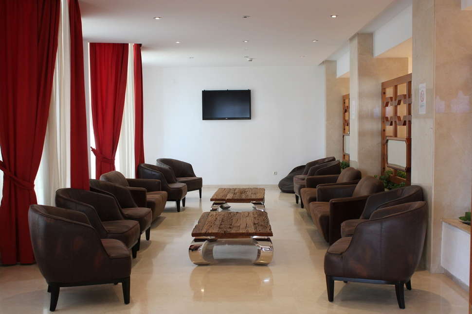 Een foto van het interieur van Appartementen Bajondillo