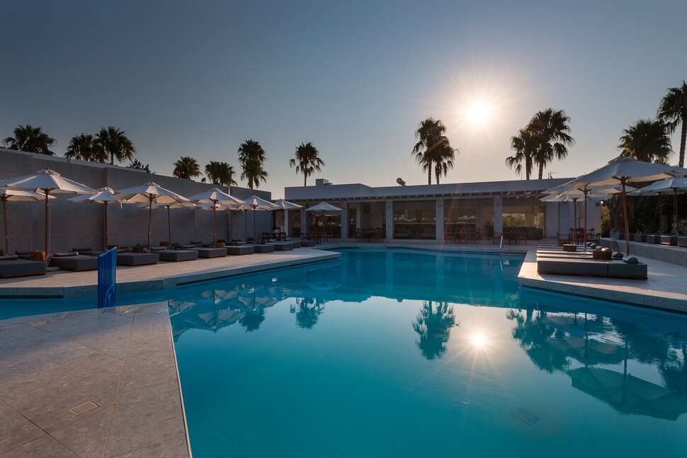 Ein Foto vom Pool im Diamond Boutique Hotel