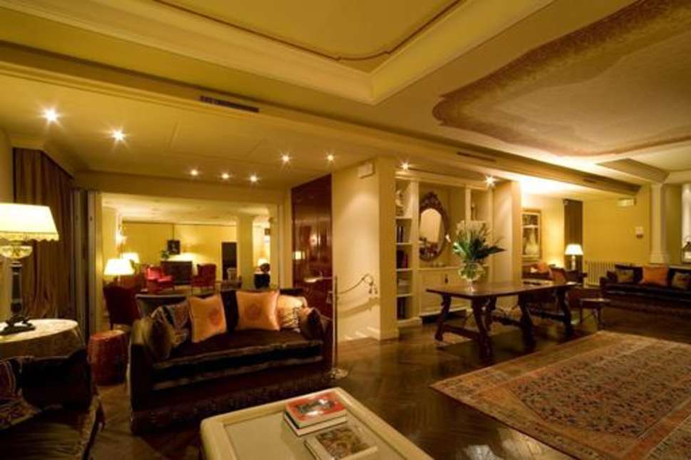 Een foto van het interieur van Grand Hotel Francia & Quirinale