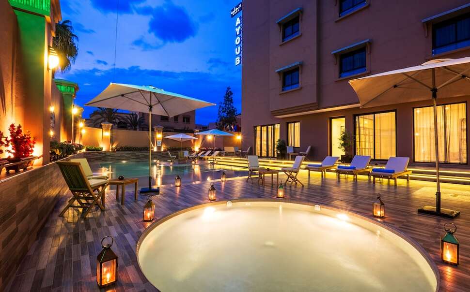 Een foto van de faciliteiten bij Hotel Ayoub