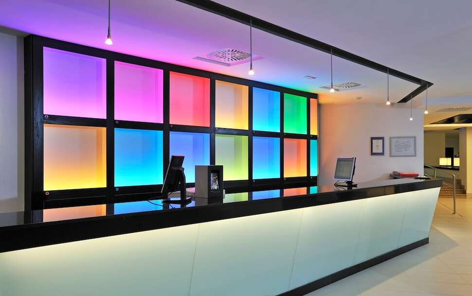 Een foto van het interieur van Sol Guadalupe Hotel